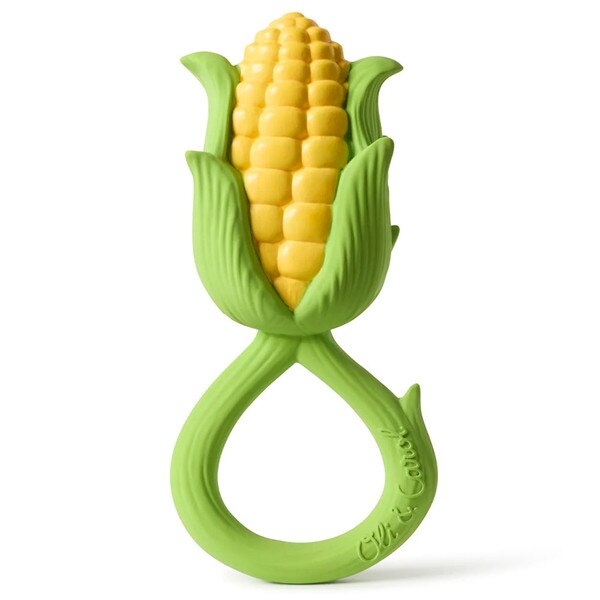Oli and Carol Corn Rattle & Teether